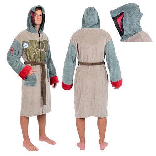 Star Wars Boba Fett Armour Fleece Bathrobe